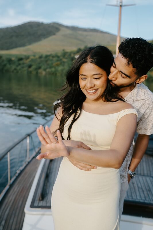 Candid walking together